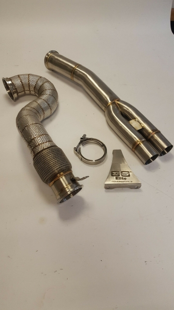Audi RS3 8V 2.5TFSI Performance Tuning Downpipe Hosenrohr no Kat Thermoisolierung