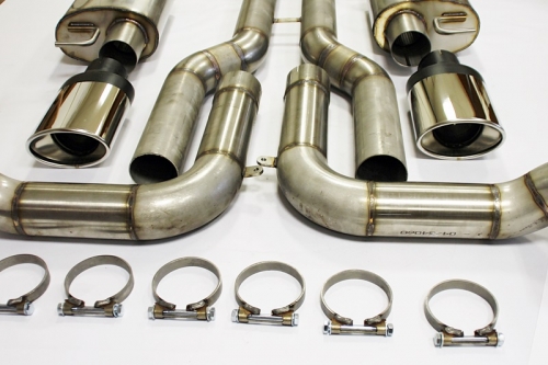 Audi A6 4F RS6 STYLE 2.7/ 3.0TDi V6 Quattro 3" Sportauspuff Abgasanlage Clubsport Elite Racing