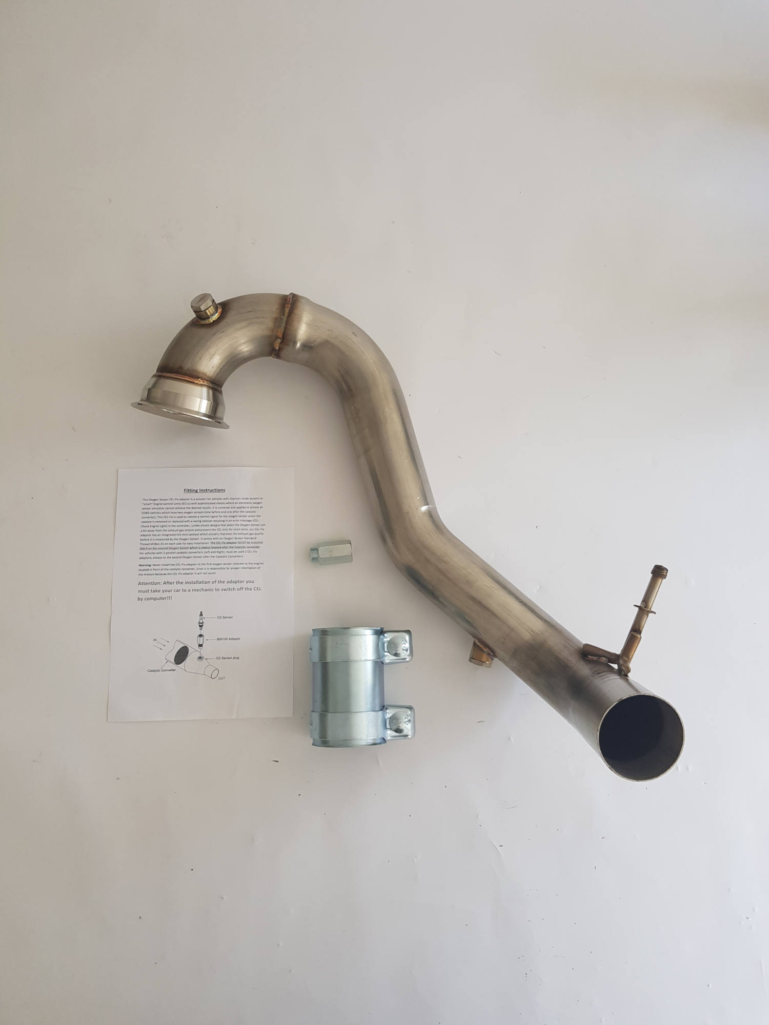 Tuning Downpipe Cat Less 3" Mercedes GLA 2.0T  AMG