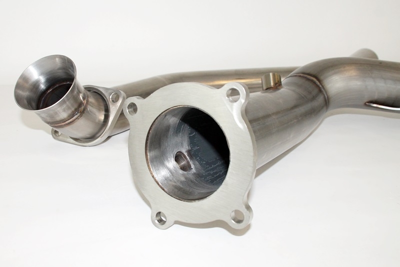 Audi A4 B8 8K 2.0TFSI Performance Hosenrohre Edelstahl 76/63mm
