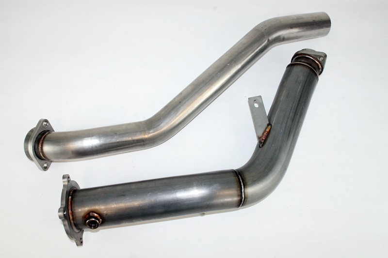 Audi A5 8T 2.0TFSI Performance Hosenrohre Edelstahl 76/63mm