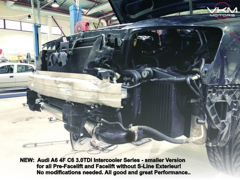 Audi A6 4F 3.0TDi Performance Tuning Ladeluftkühler SMIC