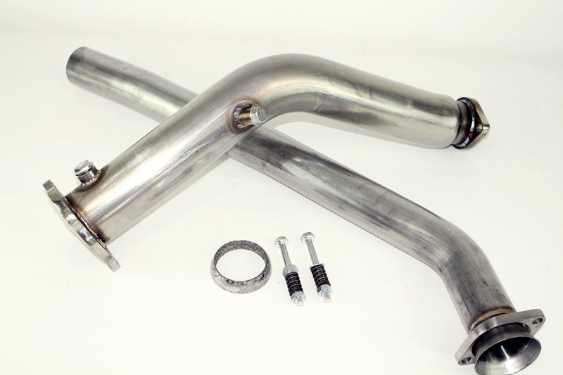 Audi A4 B7 quattro 2.0TFSI Performance Hosenrohre Edelstahl 76mm