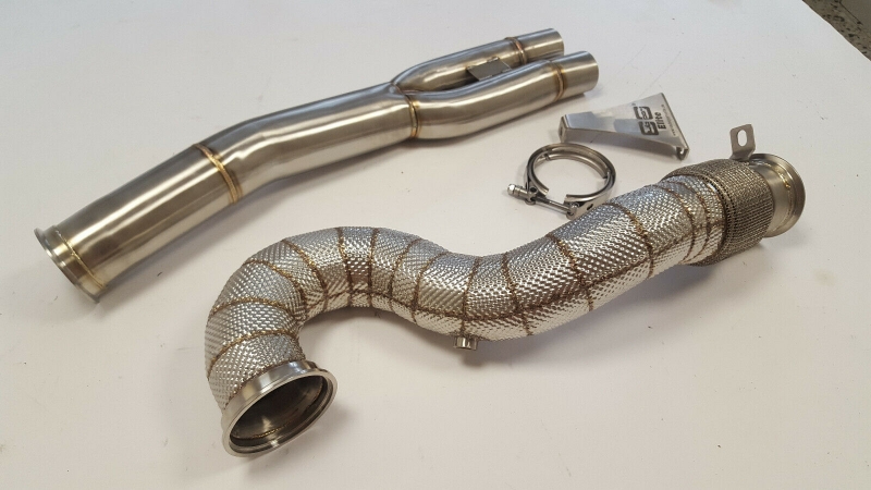 Audi RS3 8V 2.5TFSI Performance Tuning Downpipe Hosenrohr no Kat Thermoisolierung