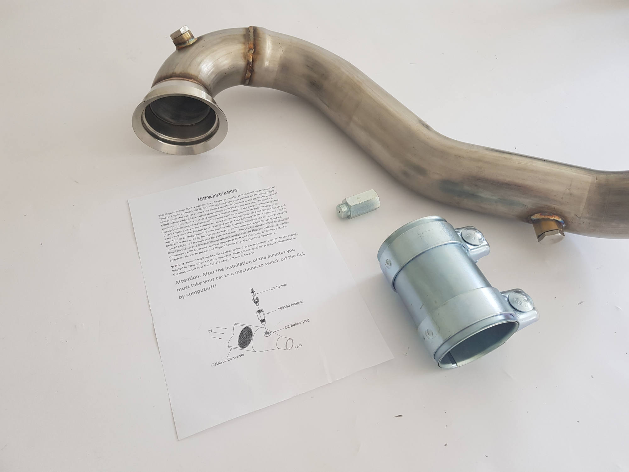 Tuning Downpipe Cat Less 3" Mercedes A45 AMG 2.0T