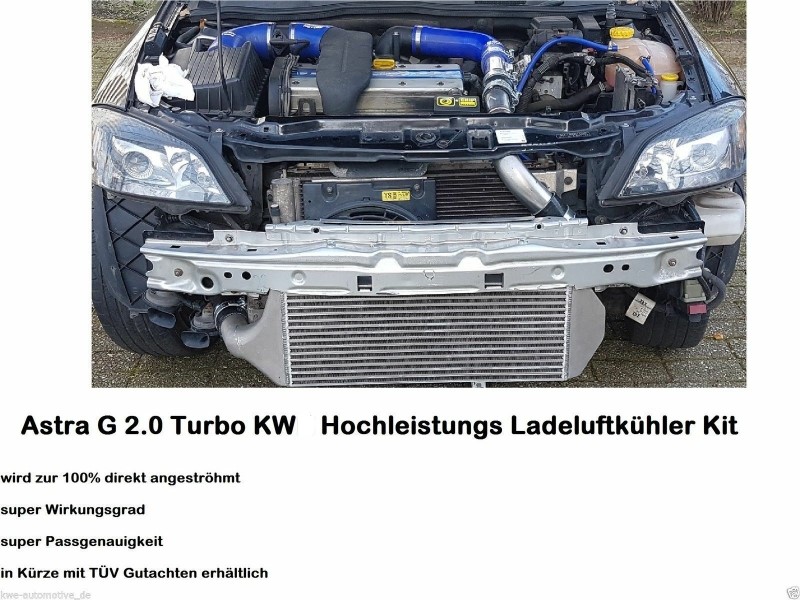 Opel Zafira A 2.0T Performance Tuning Ladeluftkühler von KW Performance